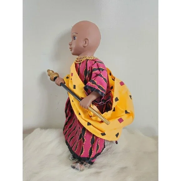 NWD Georgetown Collection 14" Carl Massey Doll Africa Artist Series NO HAT - Picture 3 of 7